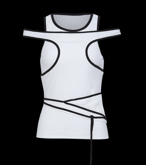 Shade Tank Top / White